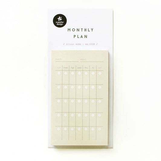 Sticky Notes - Monthly Plan