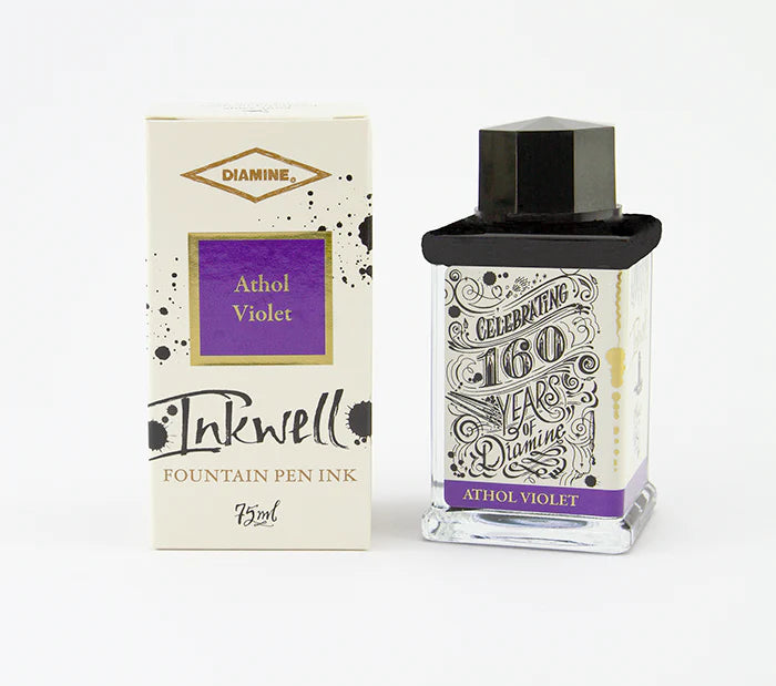 Athol Violet - Inkwell Diamine Anniversary Ink - 75mL