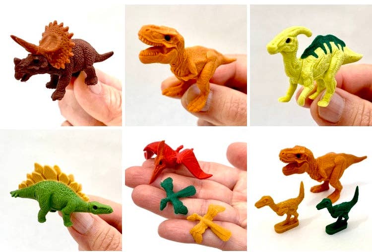 Iwako Dinosaur Eraser Set
