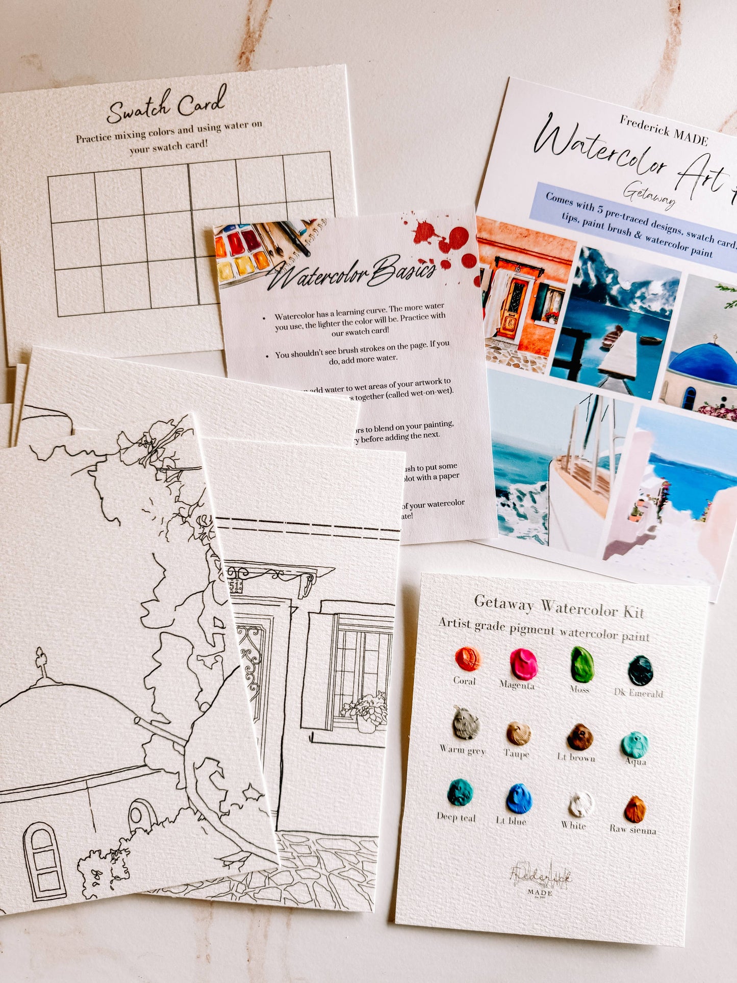 Getaway - Mini Watercolor Kit