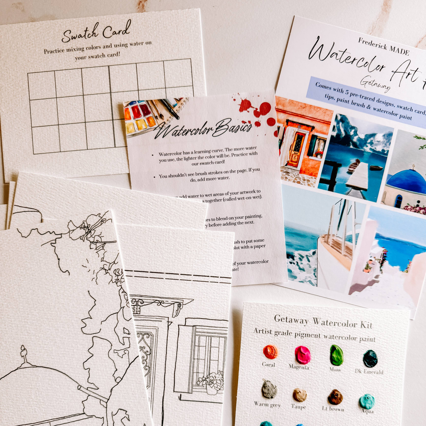 Getaway - Mini Watercolor Kit