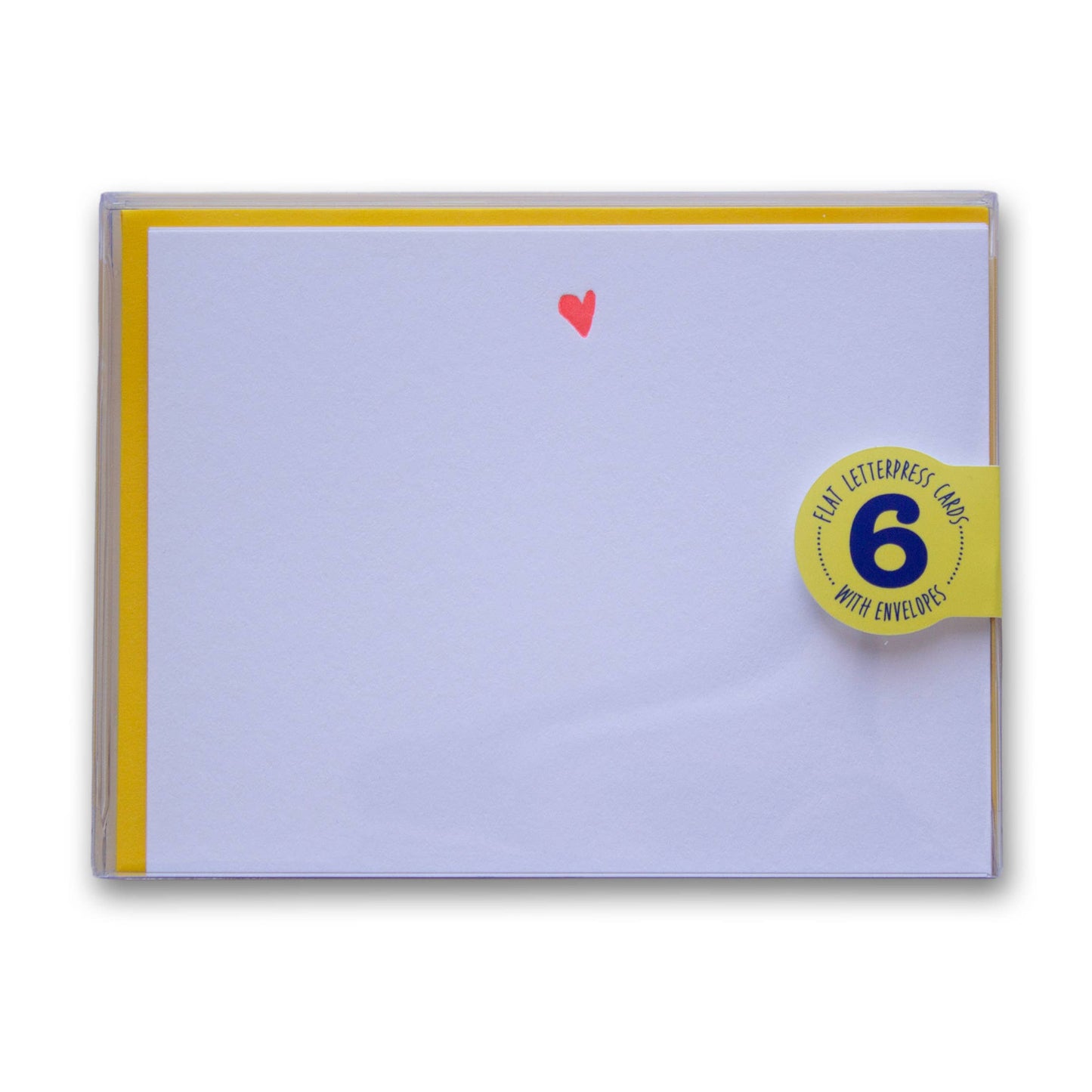 Neon Heart - Boxed Set of 6 Letterpress Cards