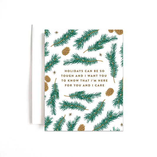 Joy Paper Co. - Holidays can be so tough... empathy card