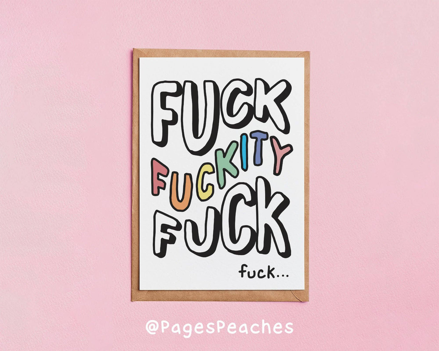 Page's Peaches - Fuck Fuckity Fuck Card