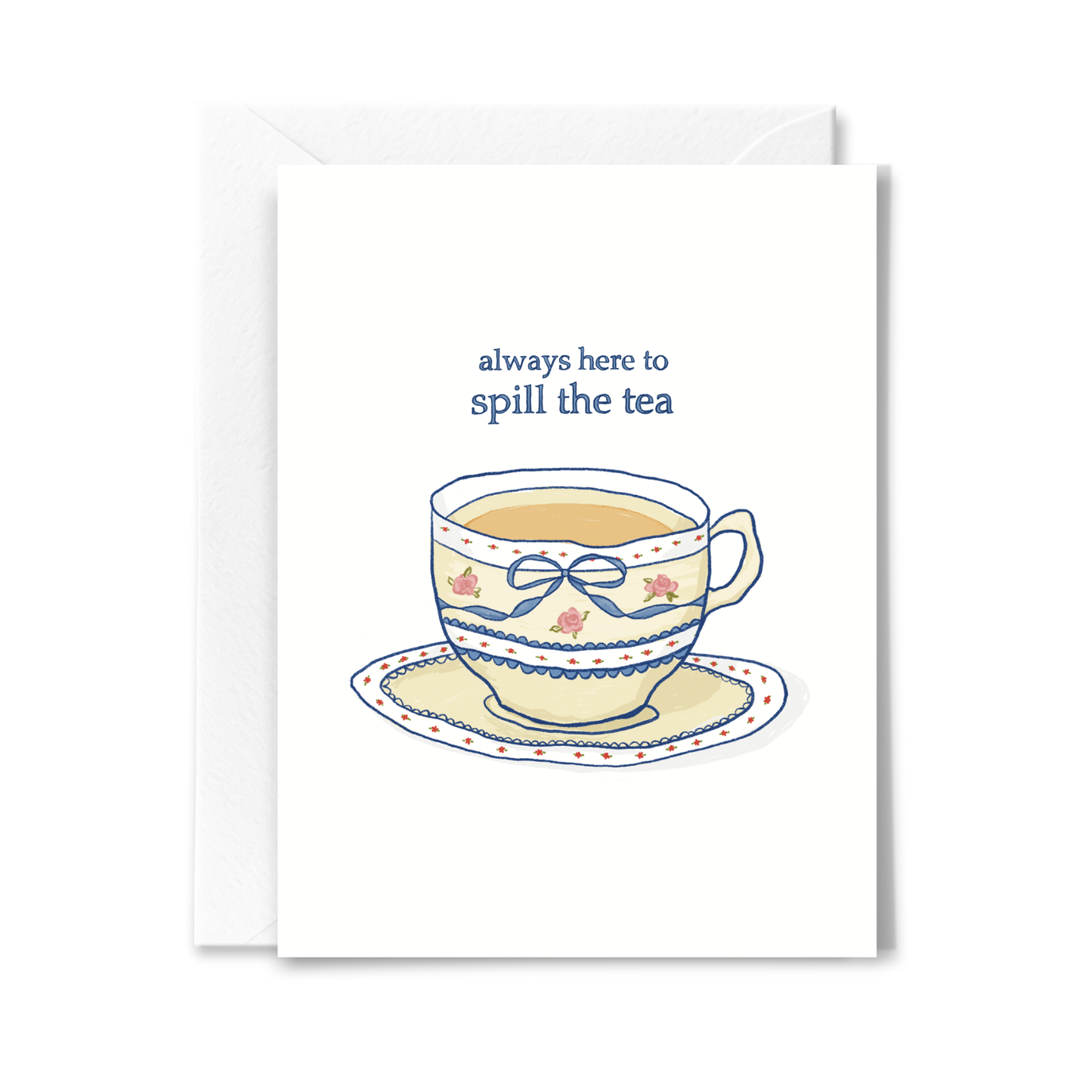Studio Conroy - Spill the Tea Card