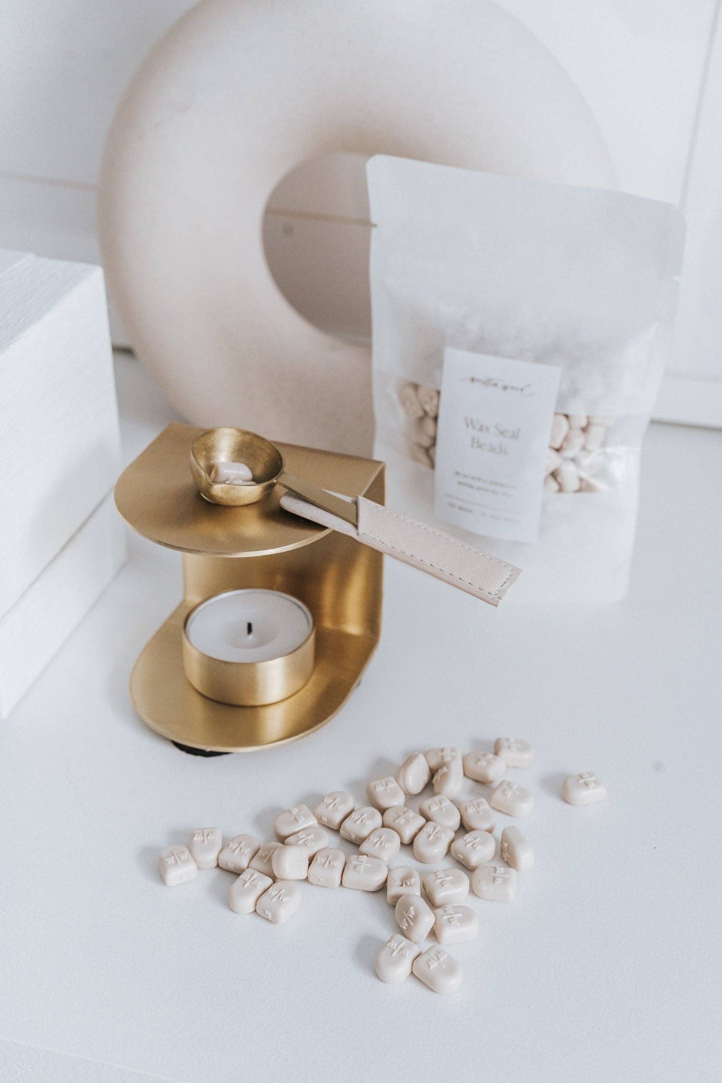 Brass Wax Seal Stove + Spoon