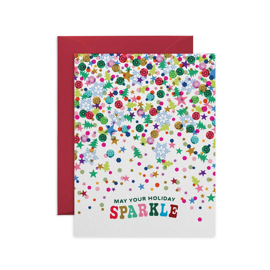 O.O.M.F Creative - Holiday Sequins Holiday Card
