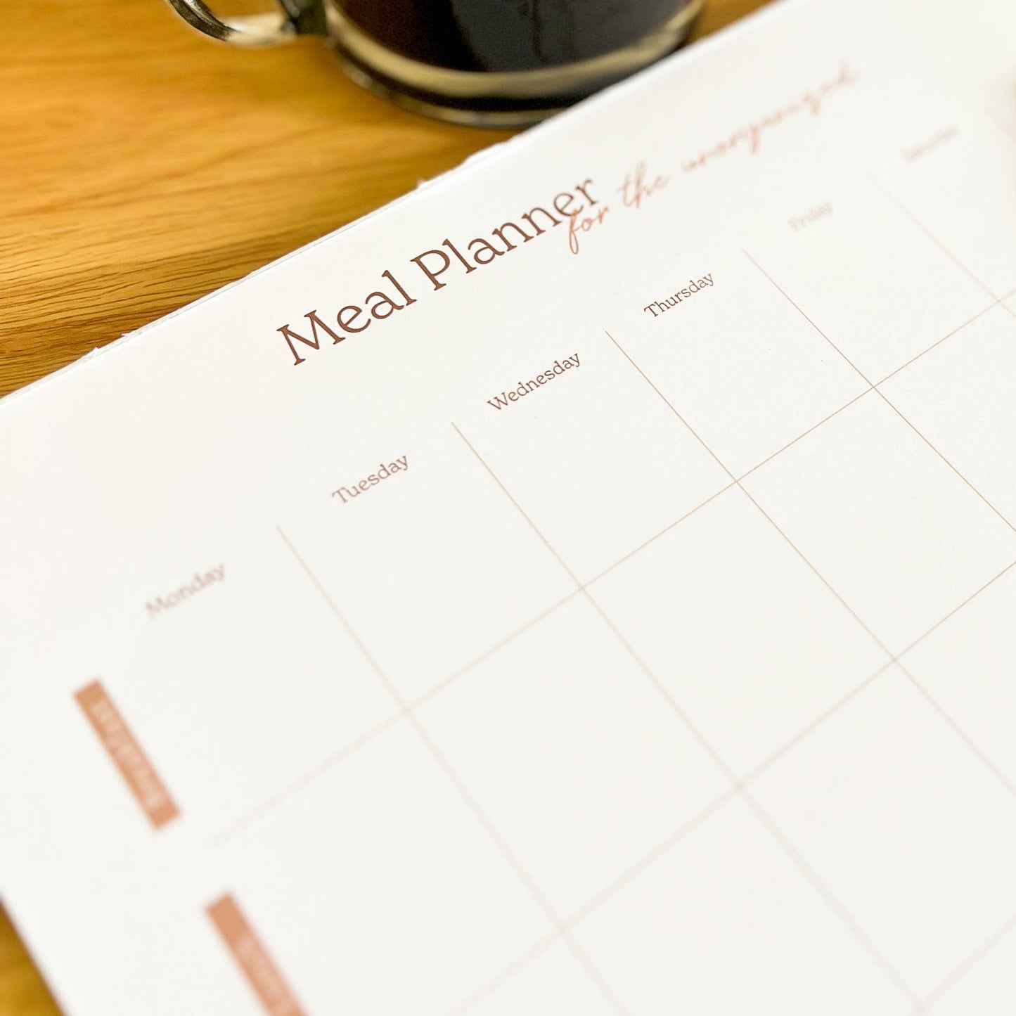Meal Planner (for the unorganized)
