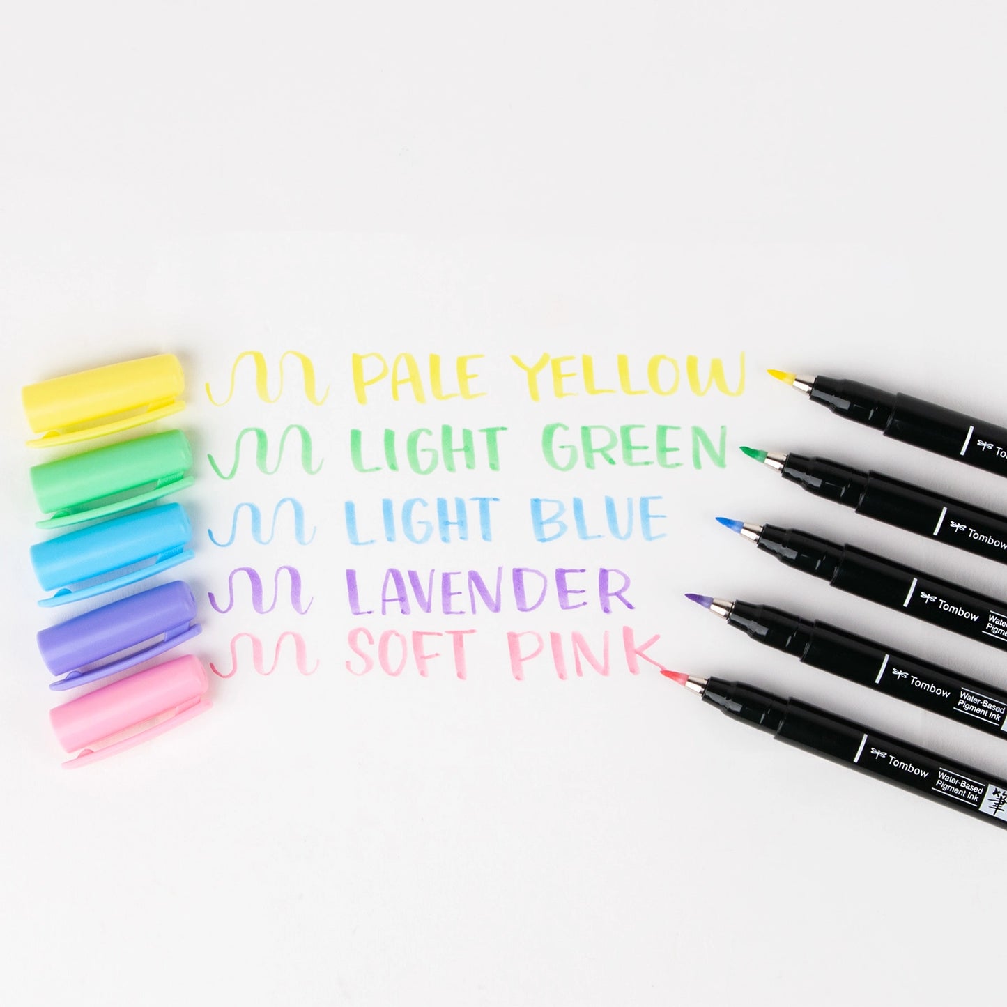 Fudenosuke PASTEL brush pen [SET of 6]