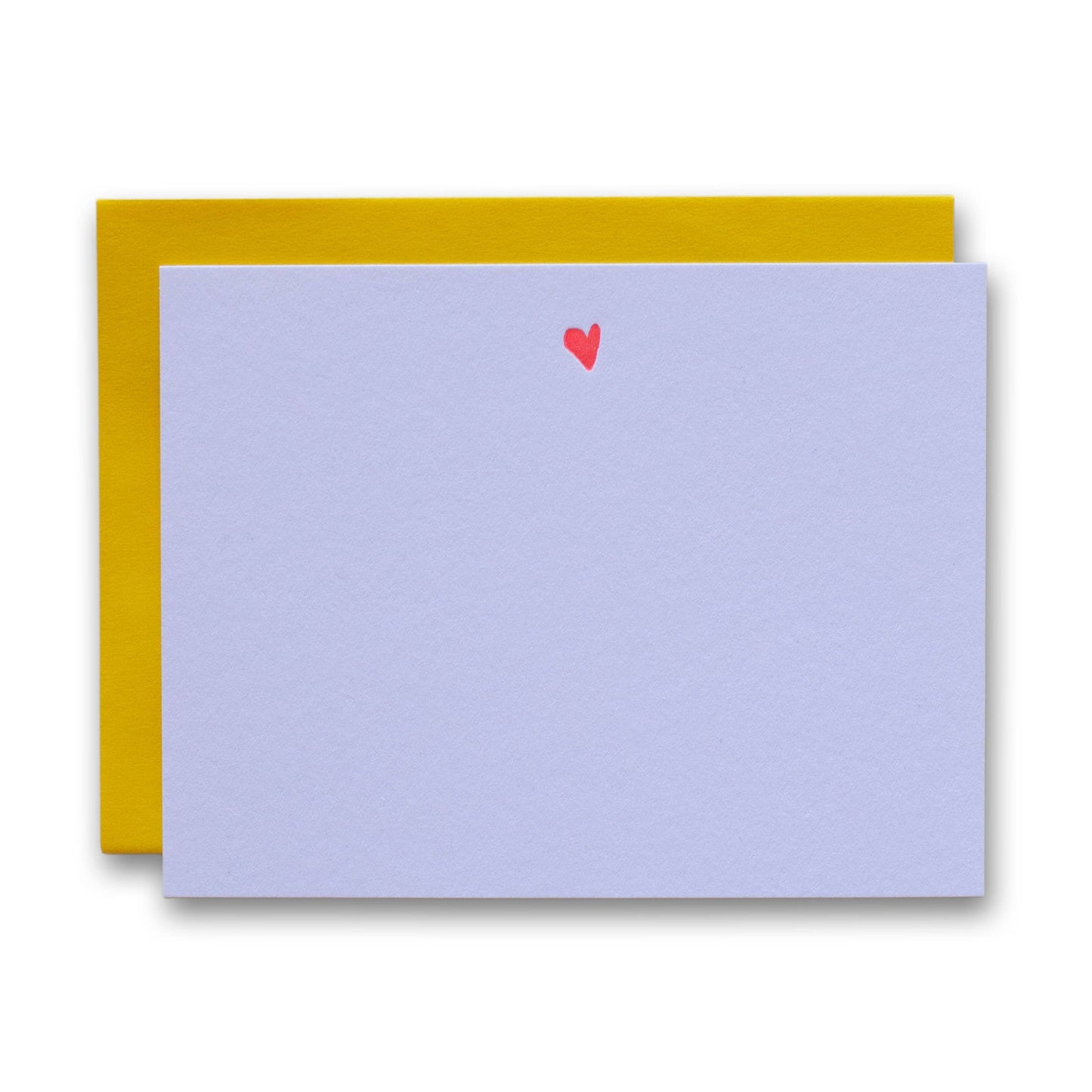 Neon Heart - Boxed Set of 6 Letterpress Cards