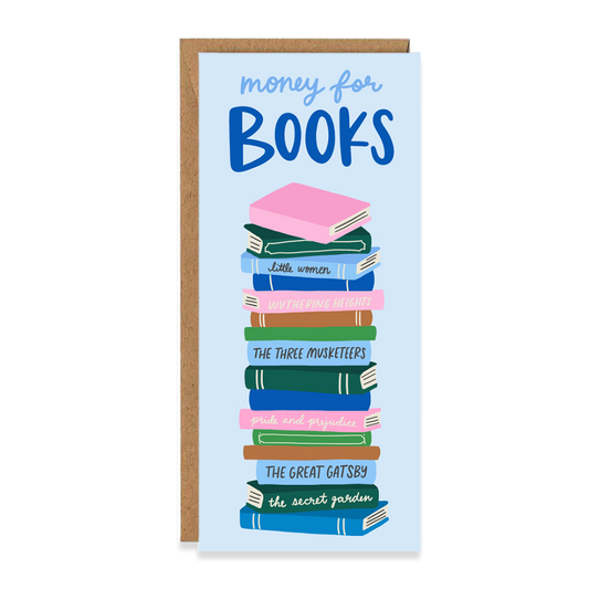 Money for Books Money Holder Card