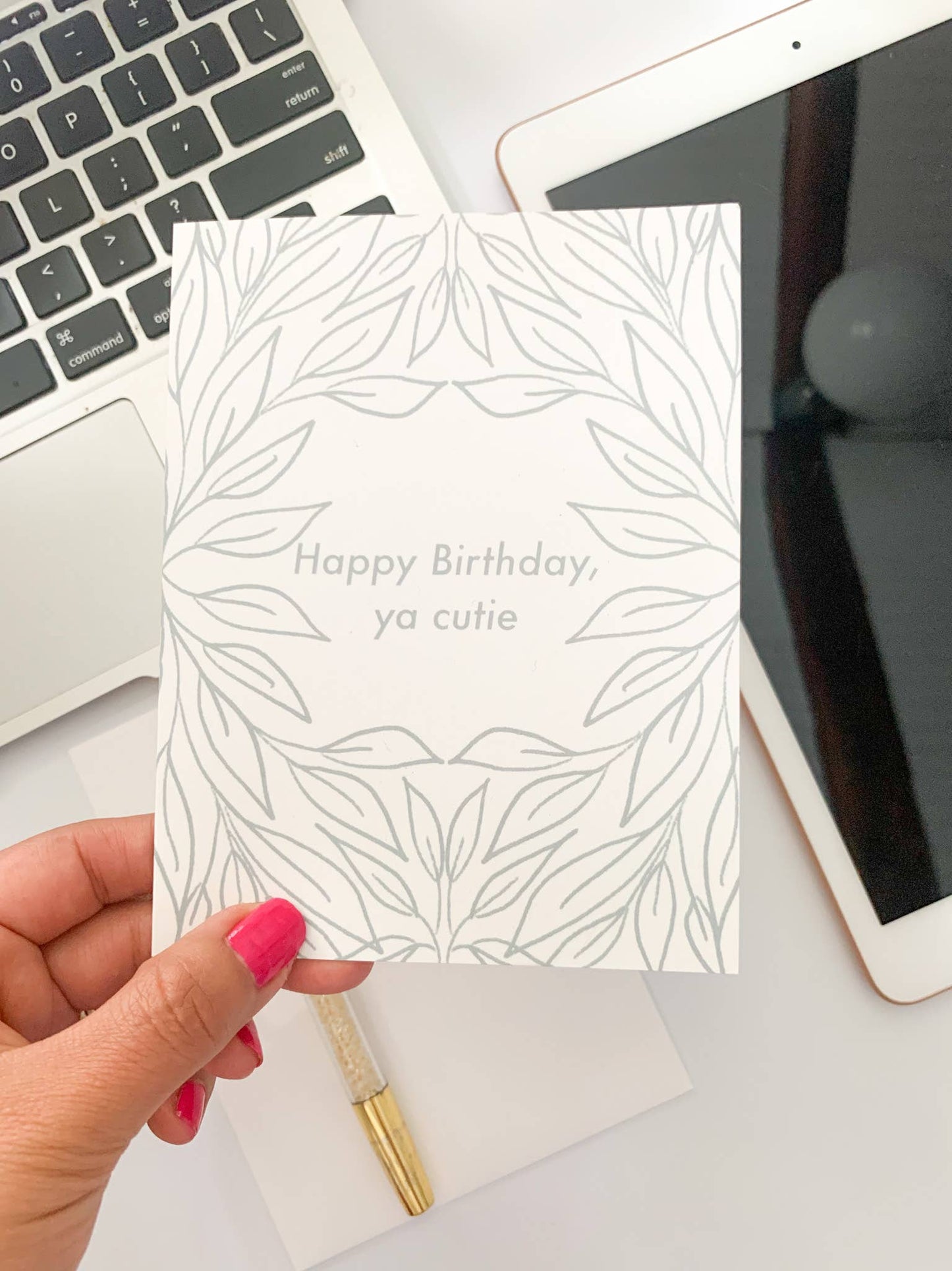 JJ Paperie & Co - Happy Birthday Ya Cutie Card - Funny Birthday Card