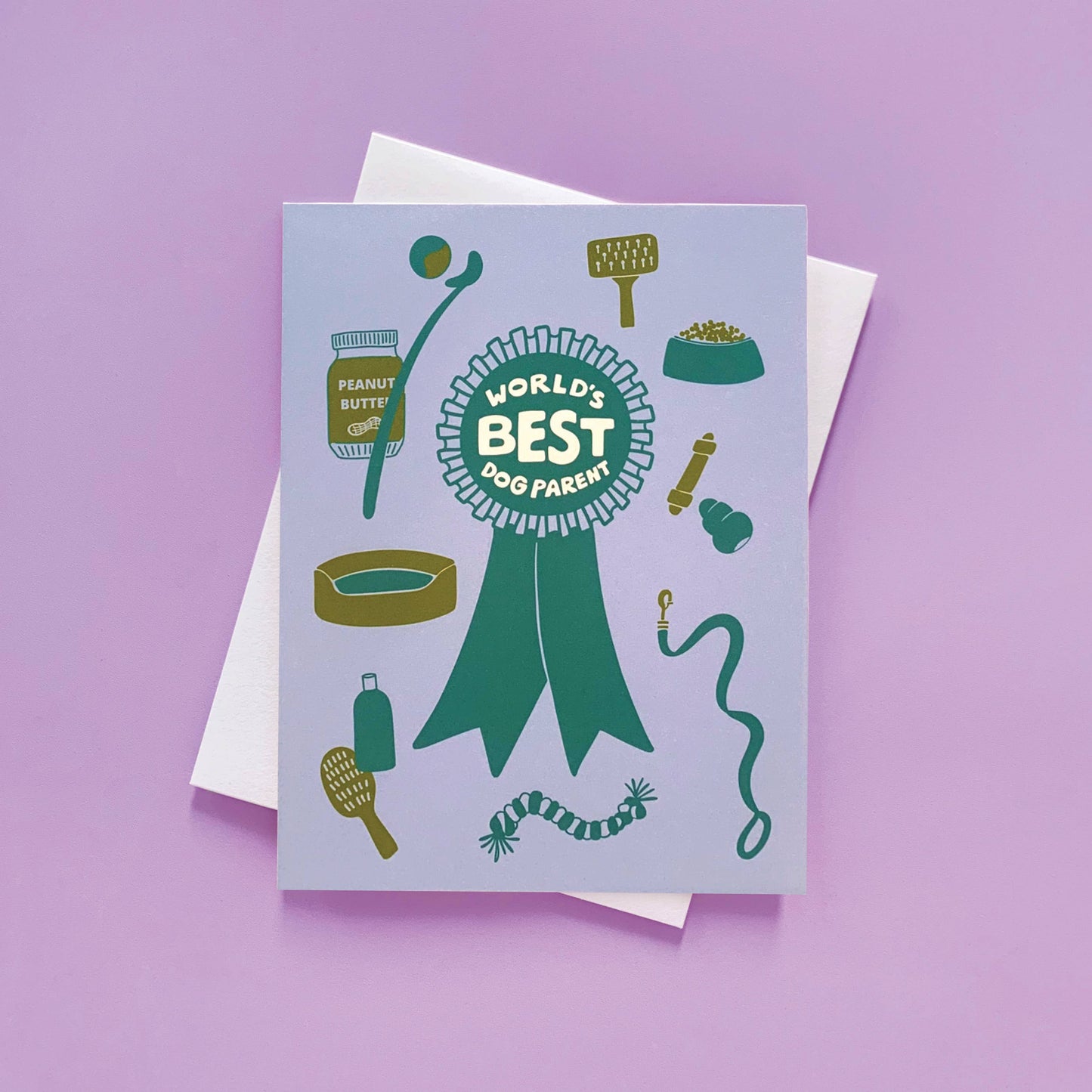 Best Dog Parent - Mother's Day Father's Day Everyday Card