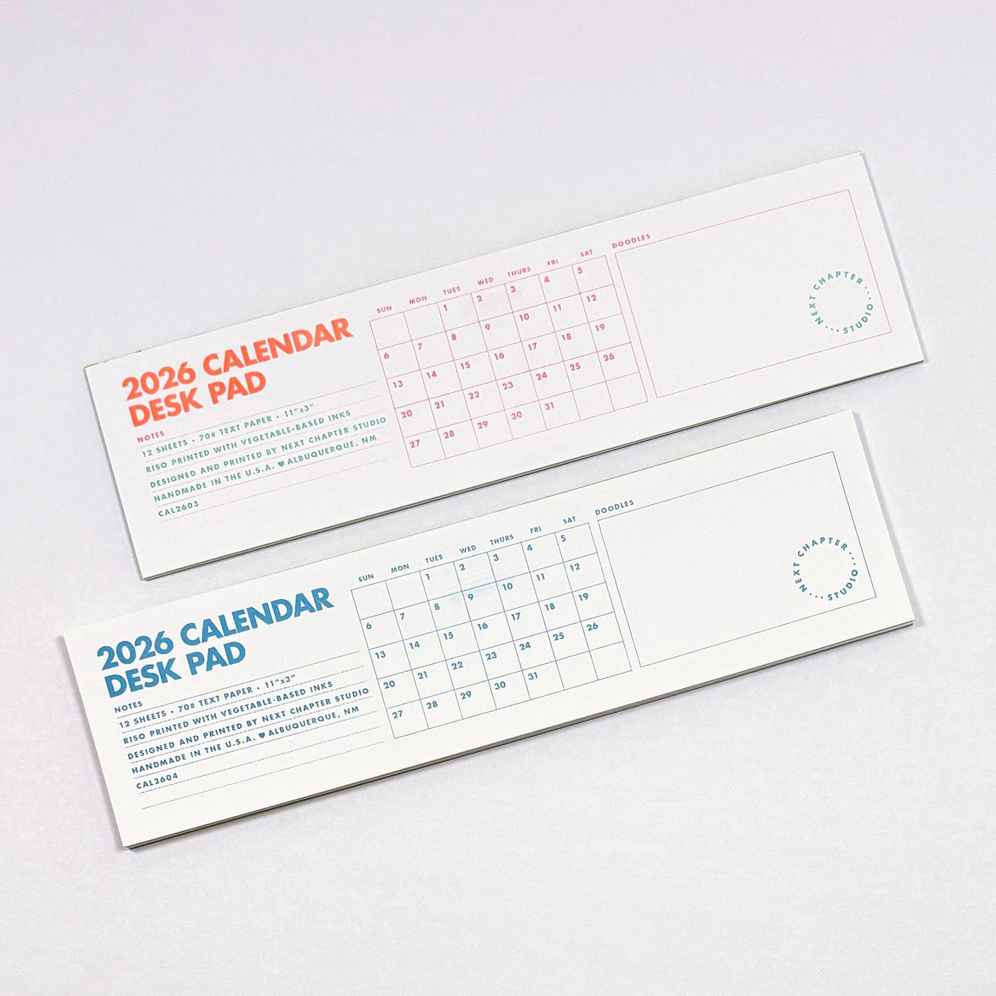 Next Chapter Studio - 2026 Desk Pad Calendar