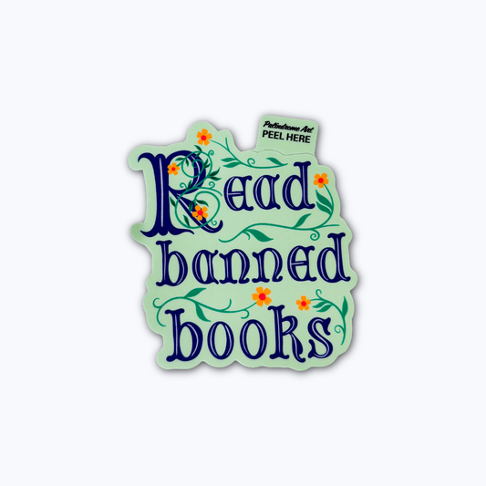 Read Banned Books - Vinyl Sticker