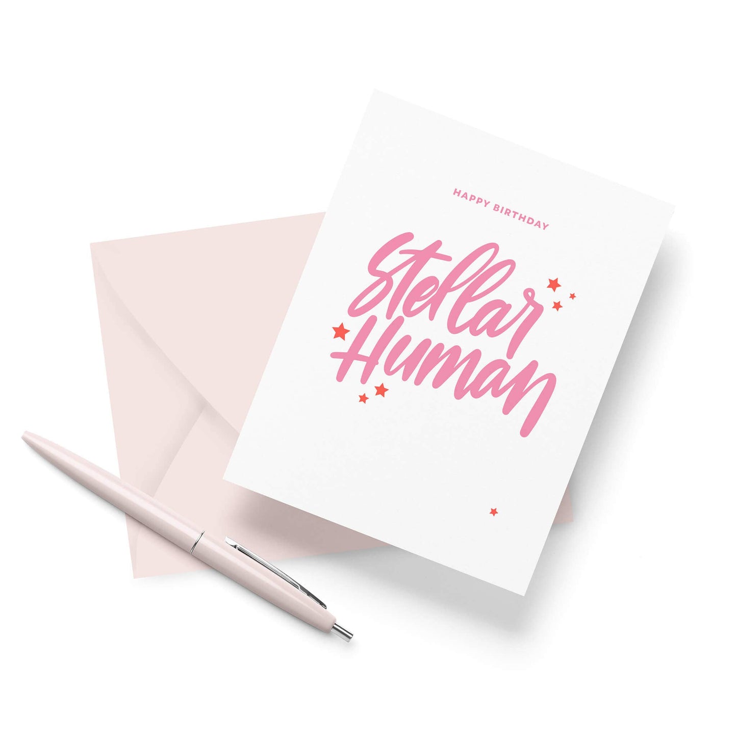 Stellar Human - Letterpress Birthday Card