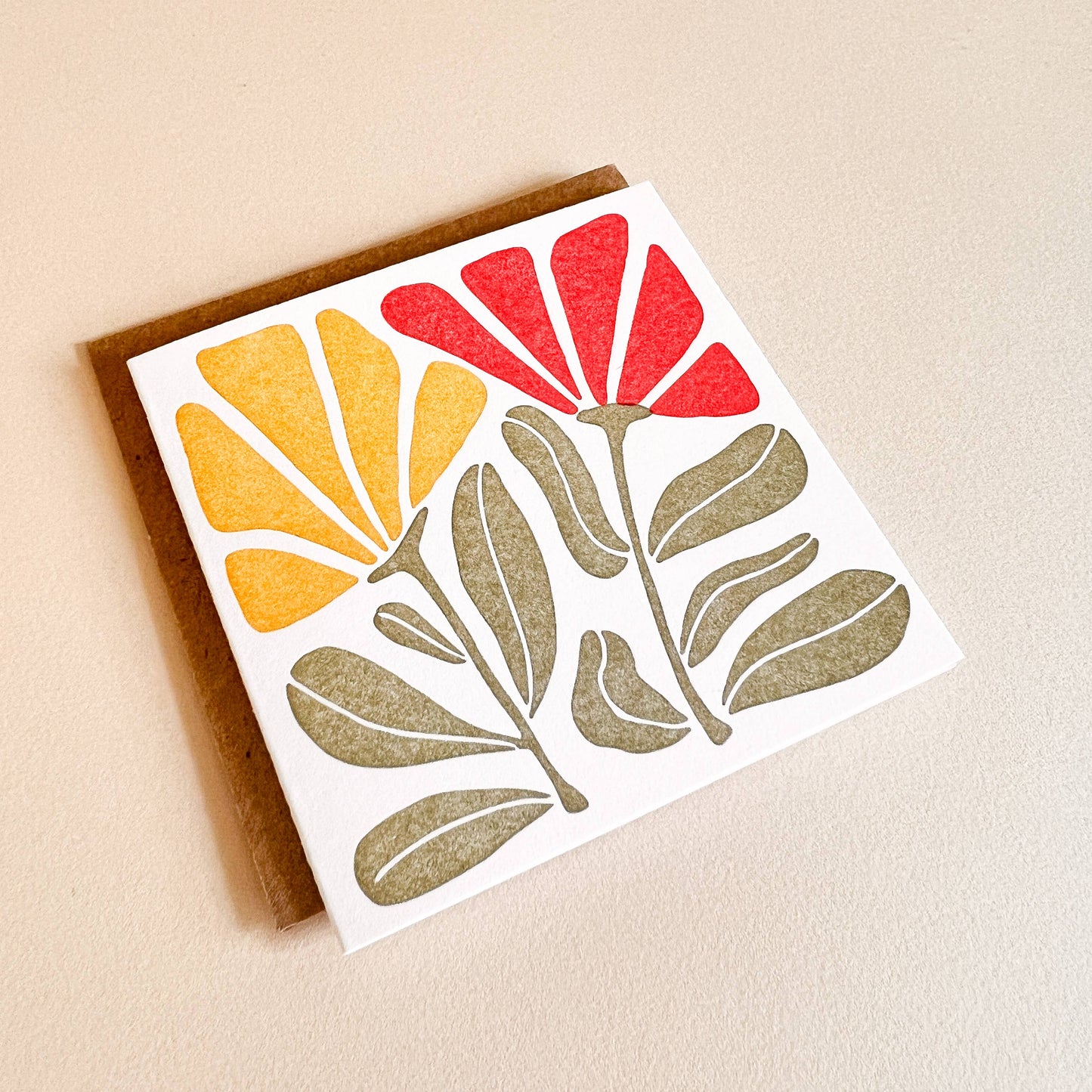 Modern Floral Mini Card - Set of 6