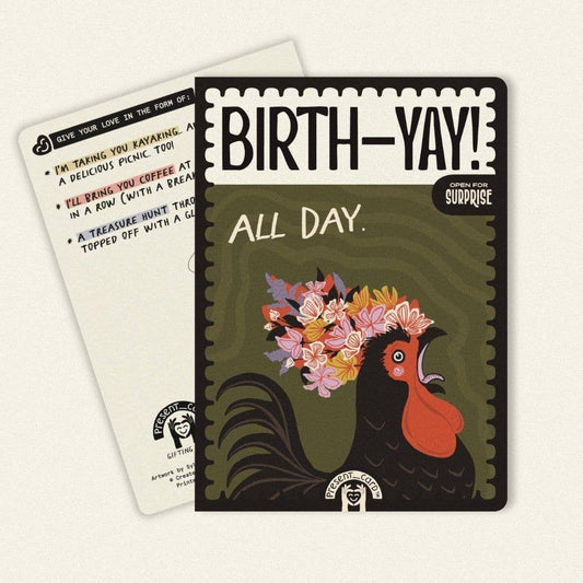PresentCard™ | All Day - Birthday Fun Celebration Rooster