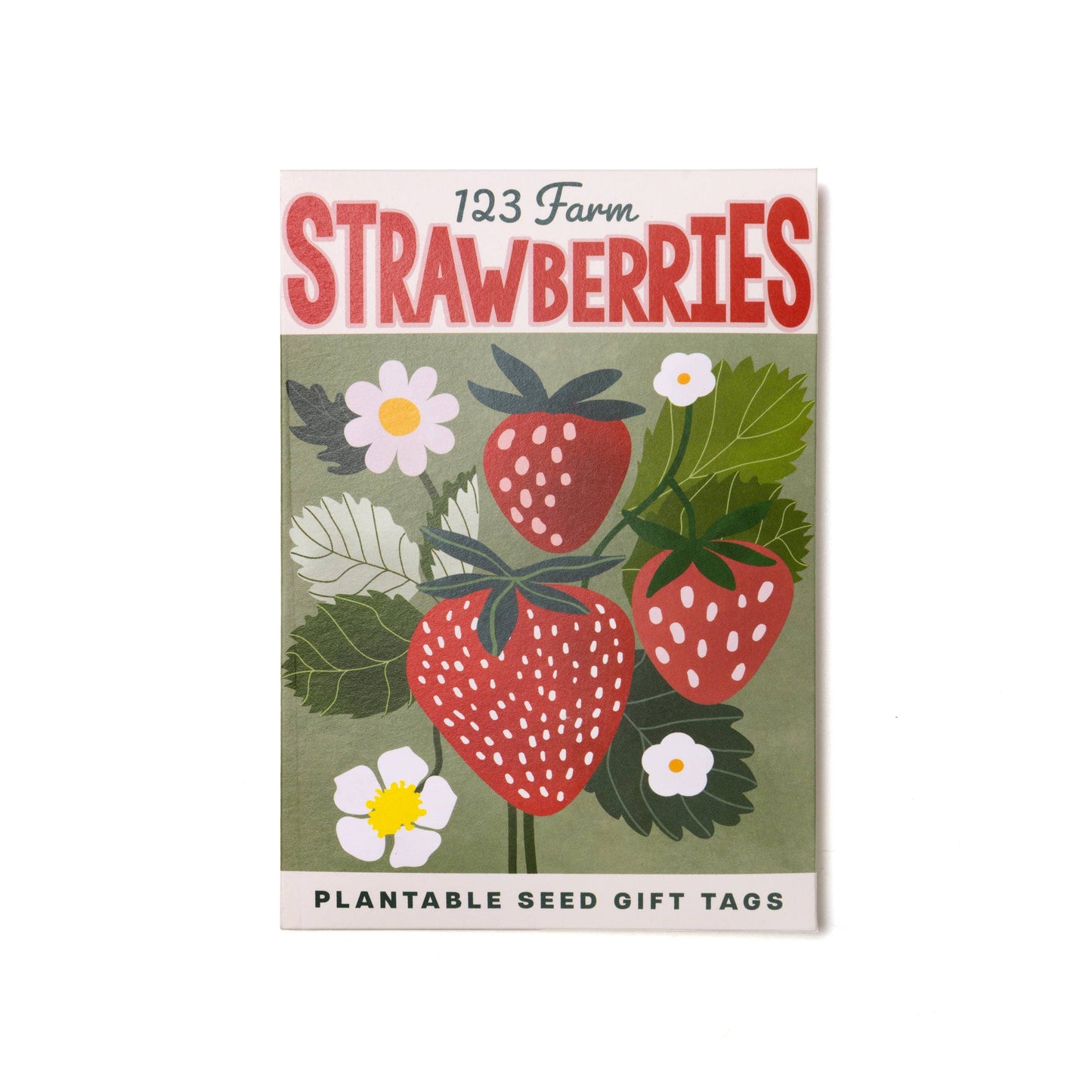 Plantable Seed Gift Tags - Strawberries, Set of 5