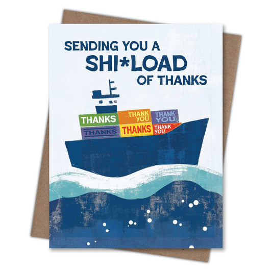 Shipload of Thanks - Thank You Card