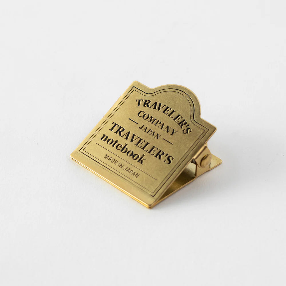Brass Clip - Logo - Traveler's Accessory