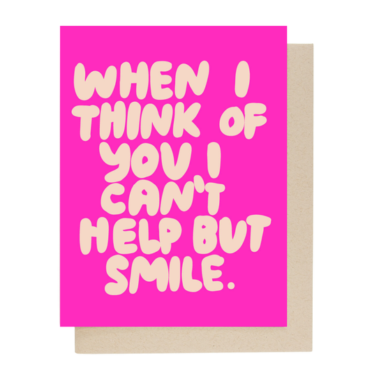 Can't Help But Smile Card
