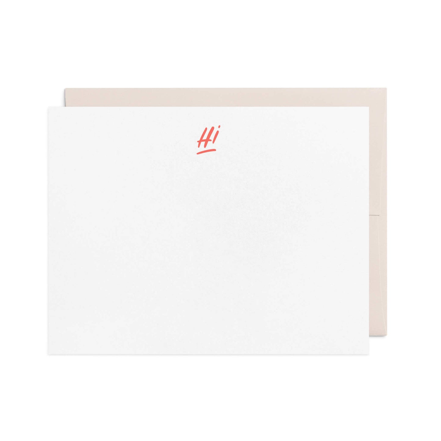 Hi - Letterpress Box Set of 10