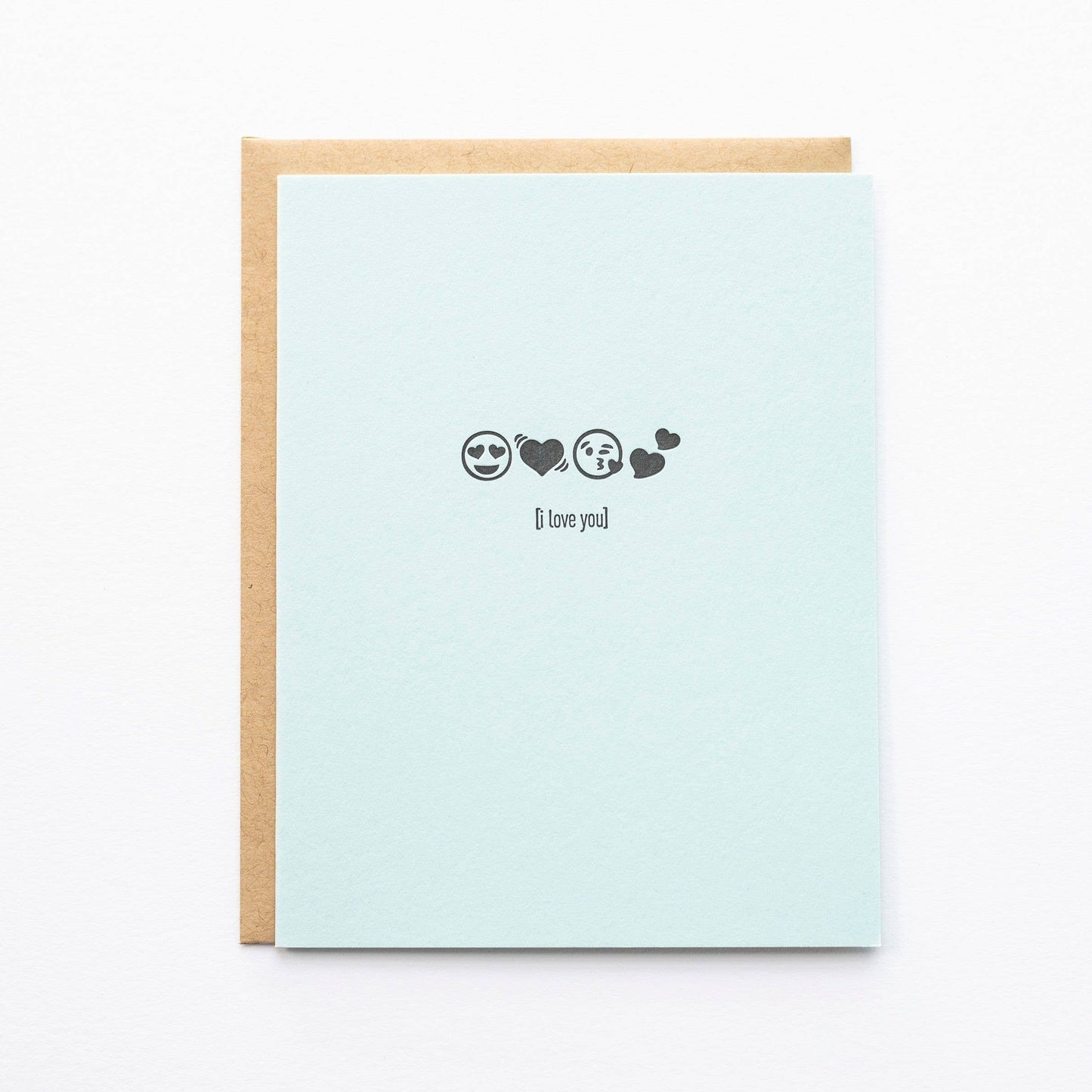 Emoji Love You - Greeting Card