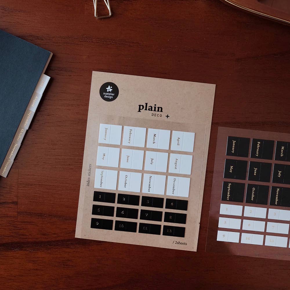 Monthly Tabs - Plain.44