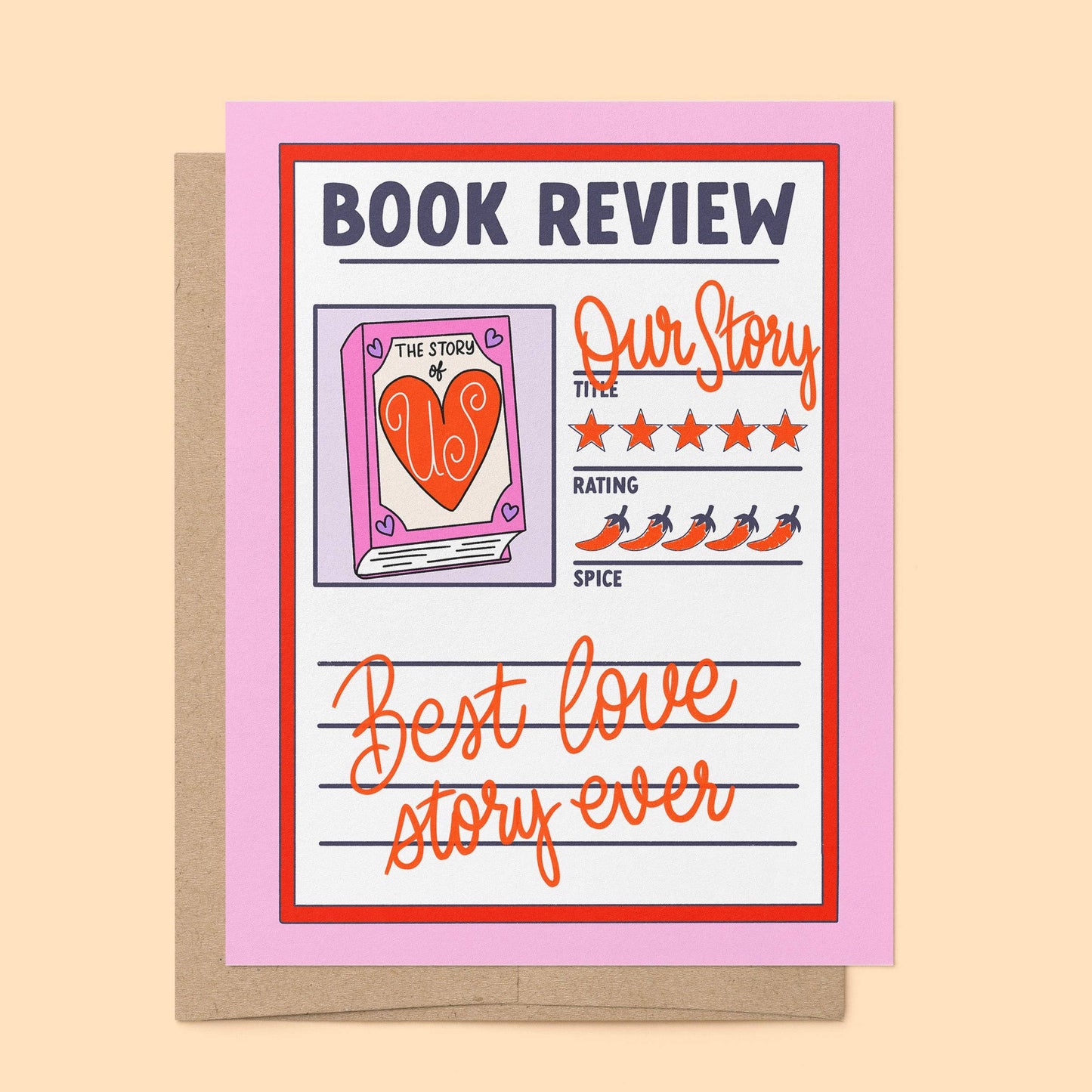 Book Review - Love Greeting Card