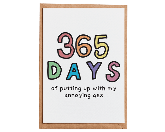 Page's Peaches - 365 Days Card