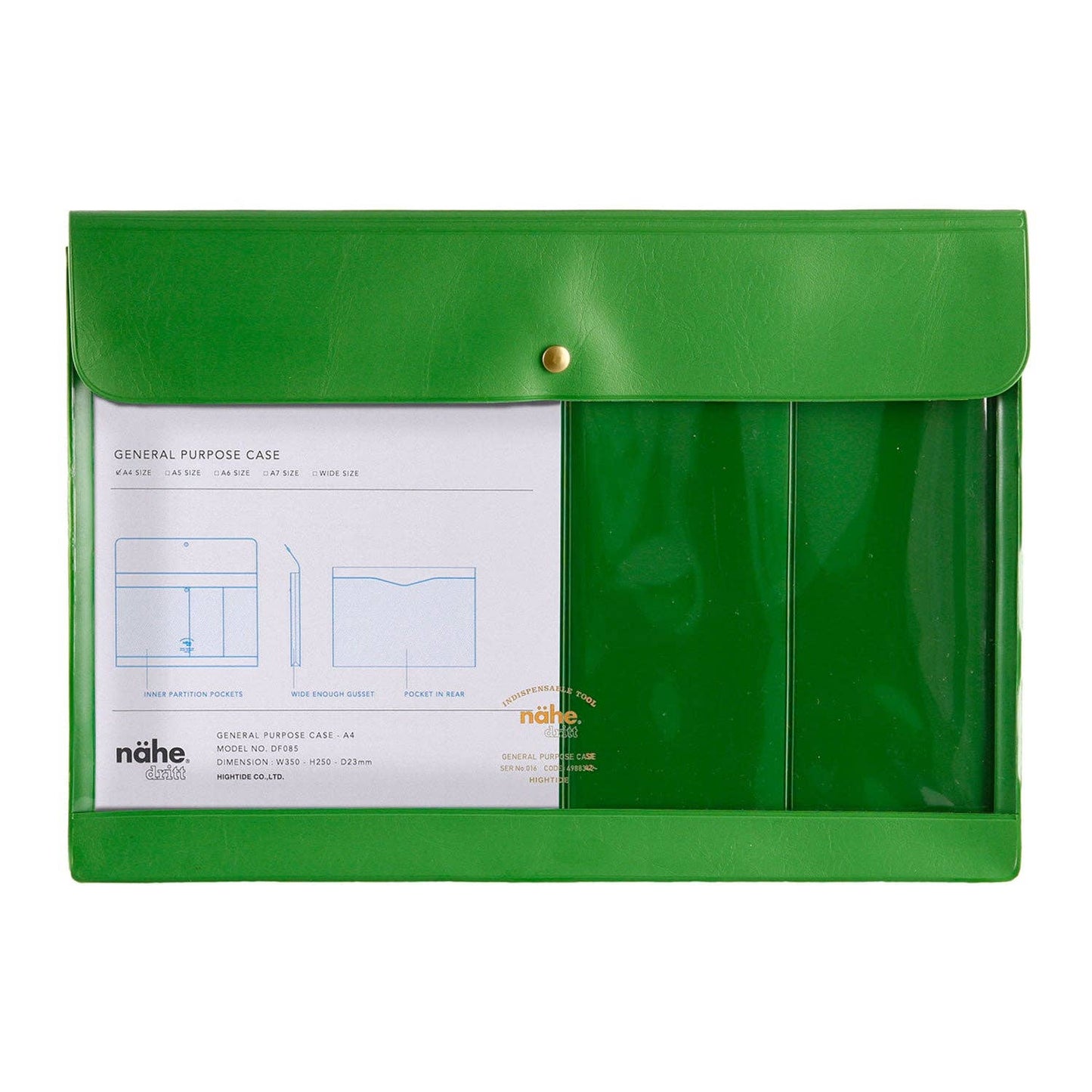 General Purpose Case - A4 Green