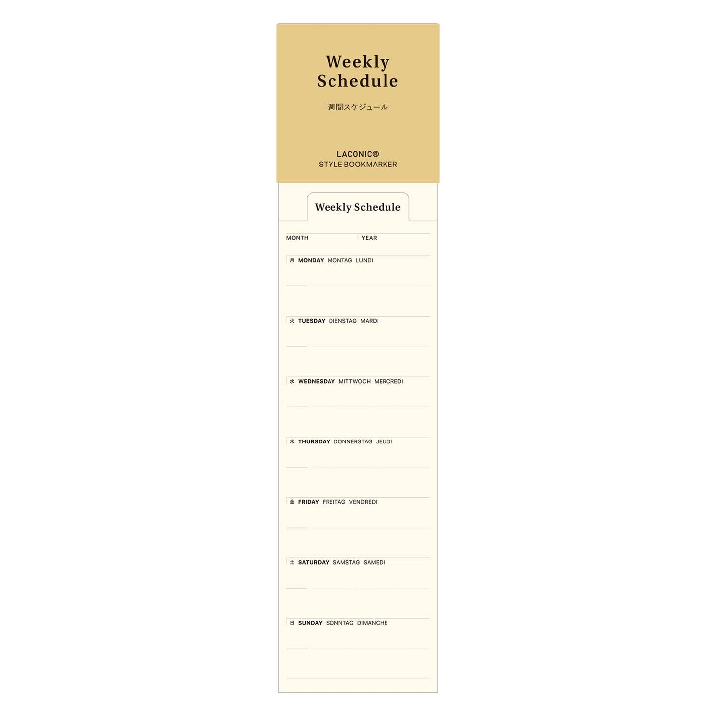 Laconic - Weekly Bookmarker