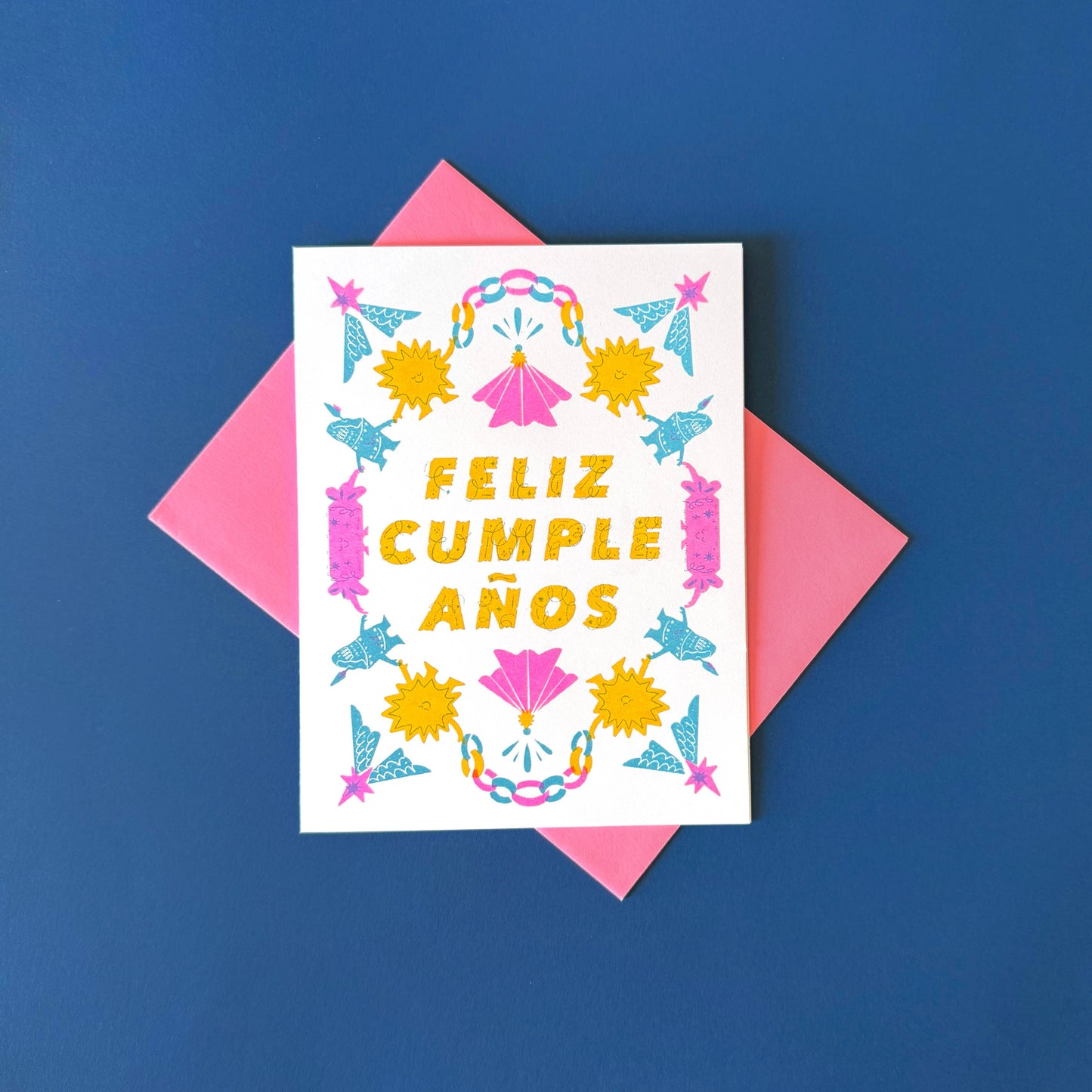 Pier Six Press - Feliz Cumpleanos Fiesta Spanish Birthday Card