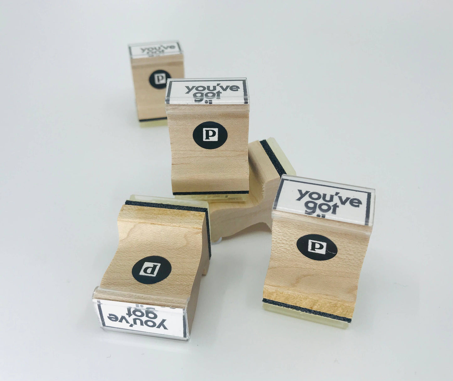 You've Got Snail Mail - Wooden Handle Rubber Stamp