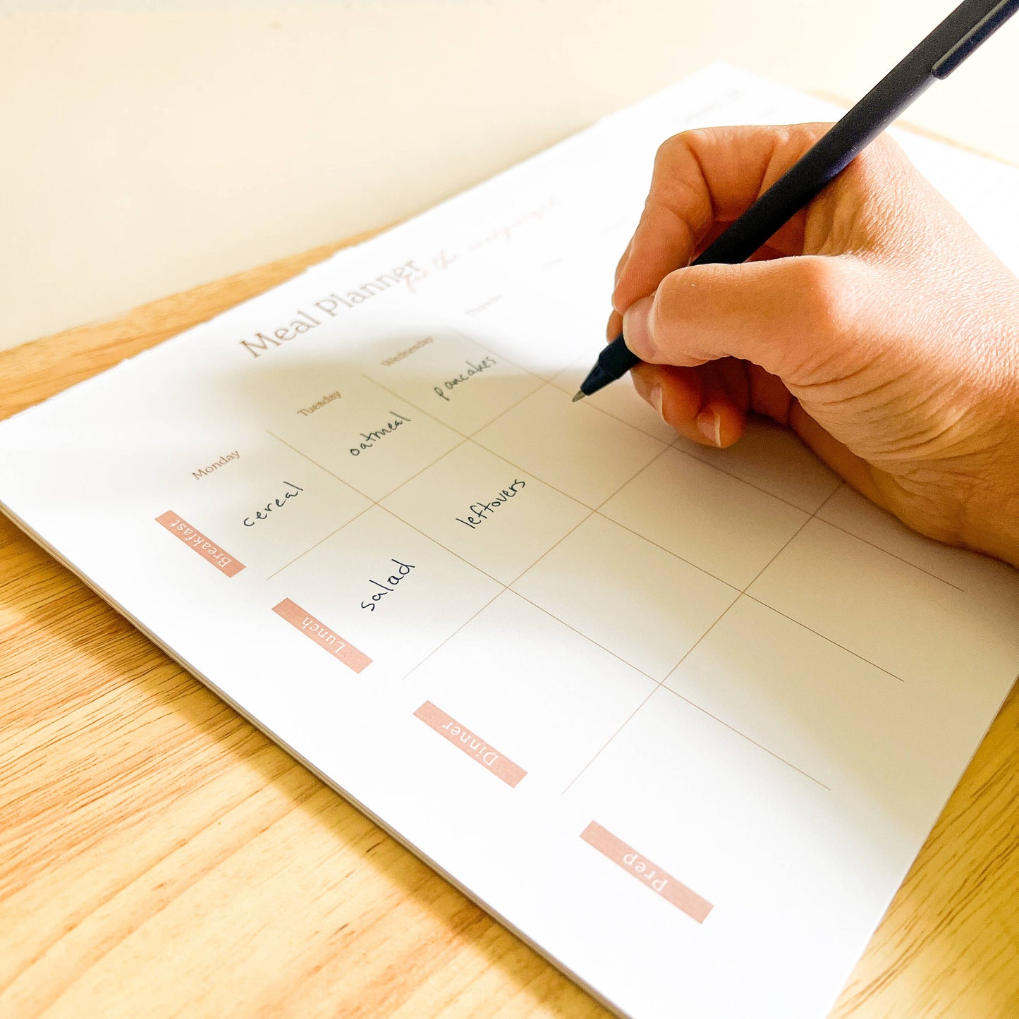 Meal Planner (for the unorganized)