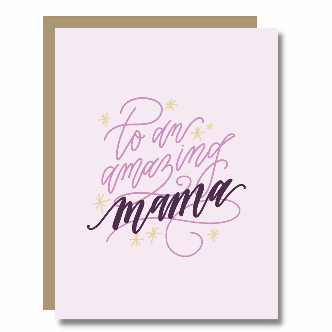 Amazing Mama Card - Mother's Day Card - Cards for Moms