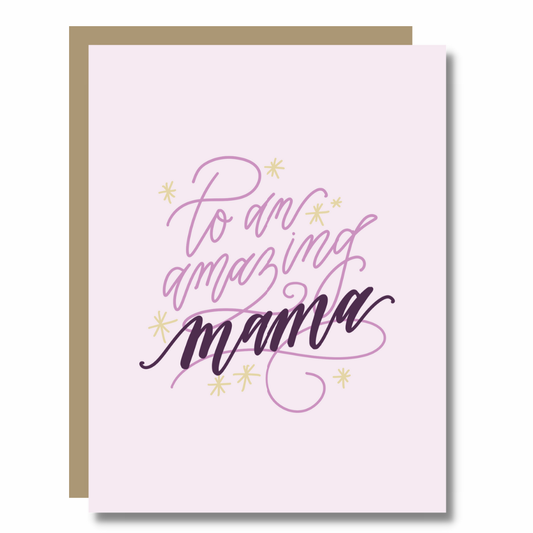 Amazing Mama Card - Mother's Day Card - Cards for Moms