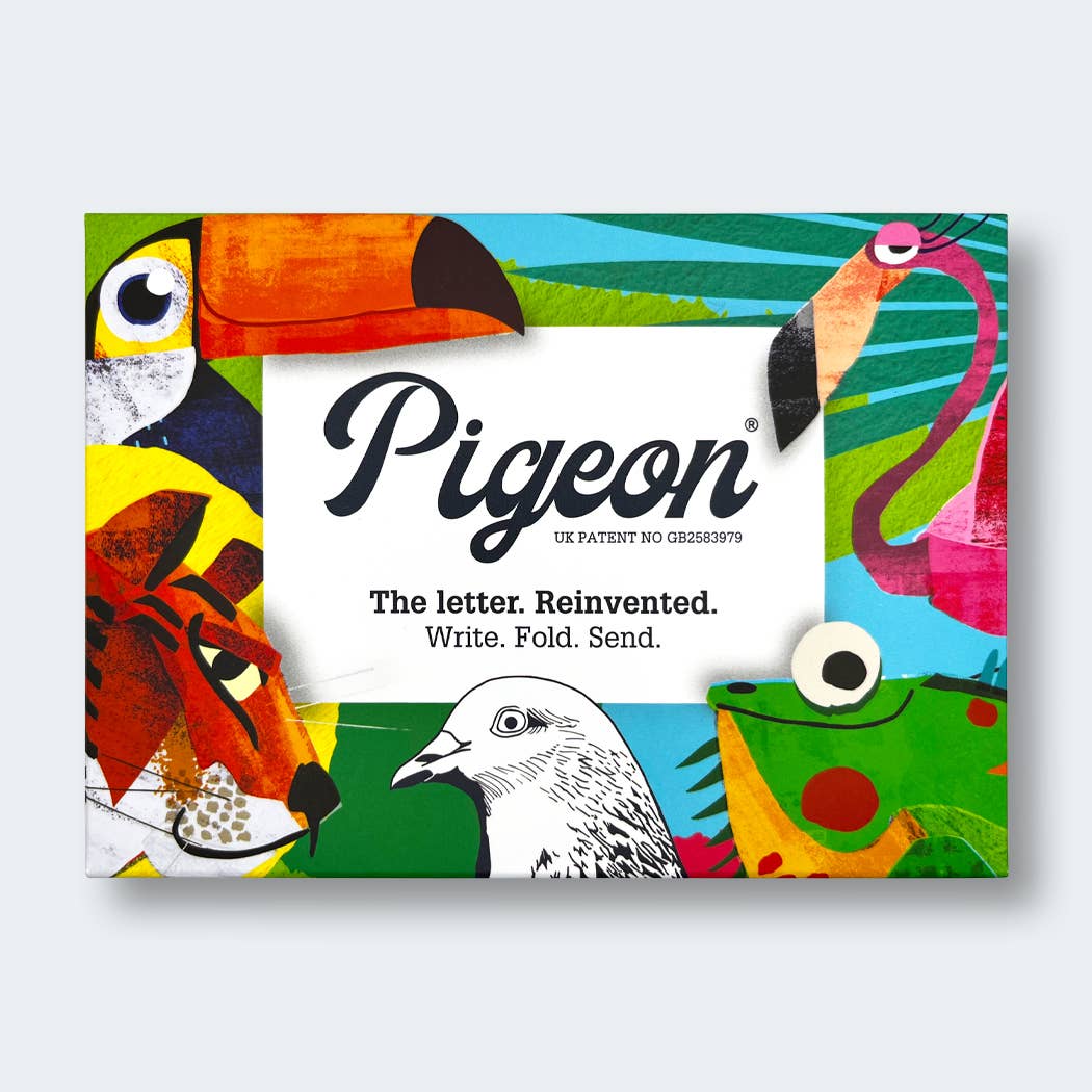 Wild Lives - Pigeon Folding Letter Set of 6