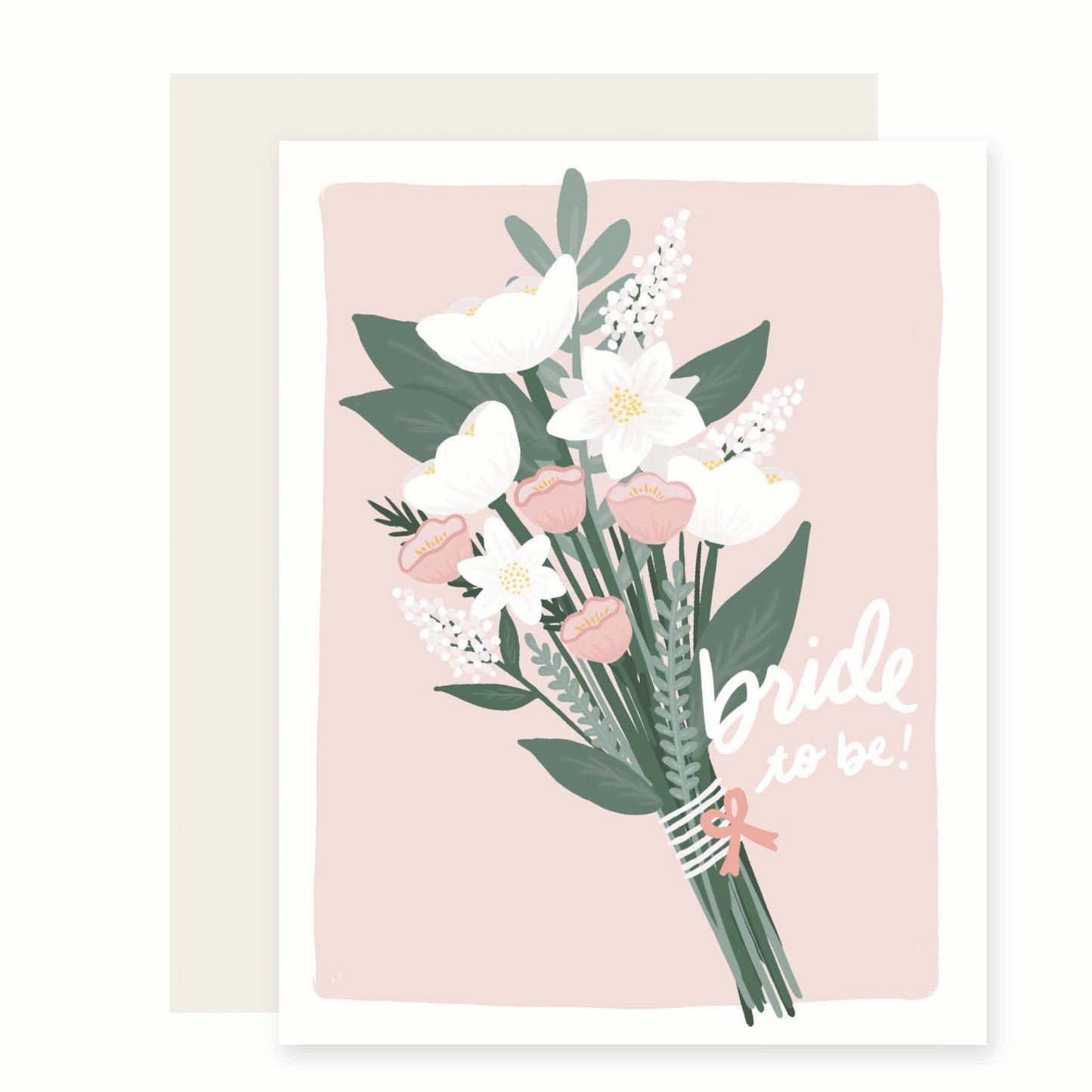 Slightly Stationery - Bride Bouquet | Bride To Be | Wedding Bridal Shower Card