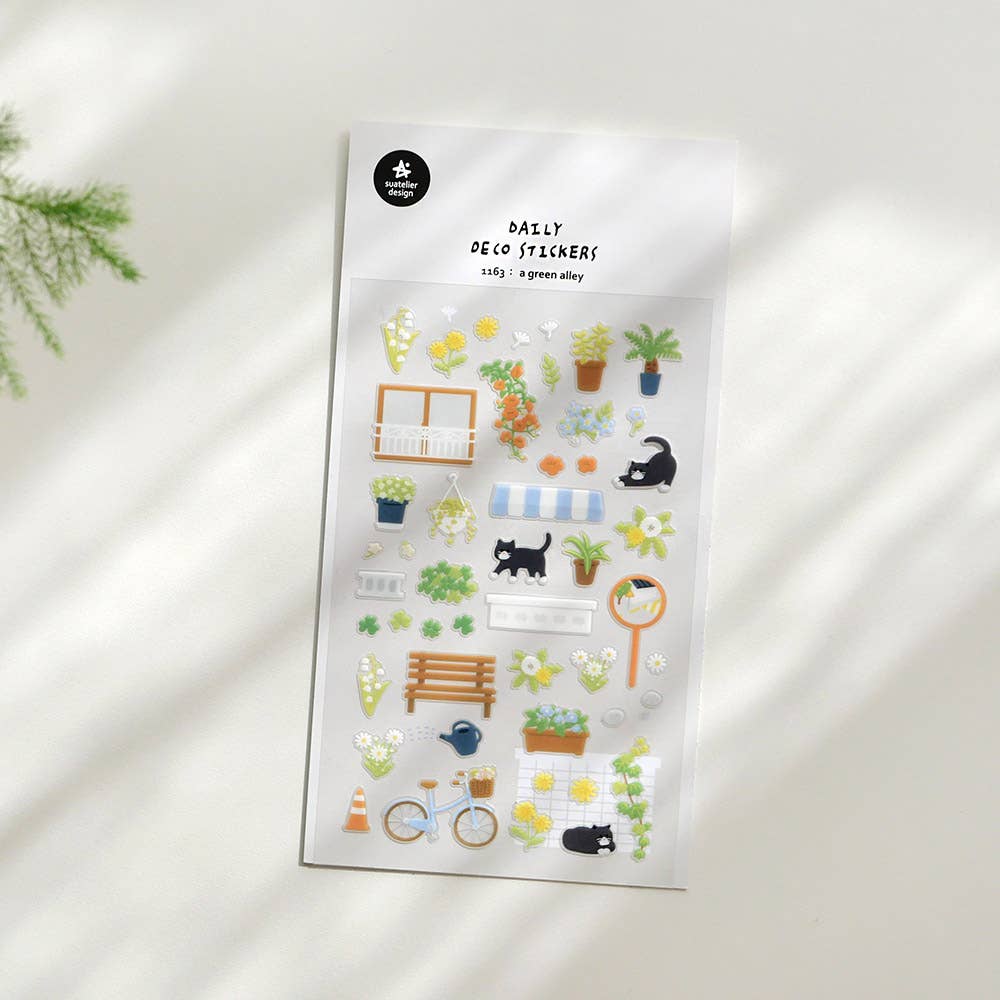 Green Alley Cat - Sticker Sheet