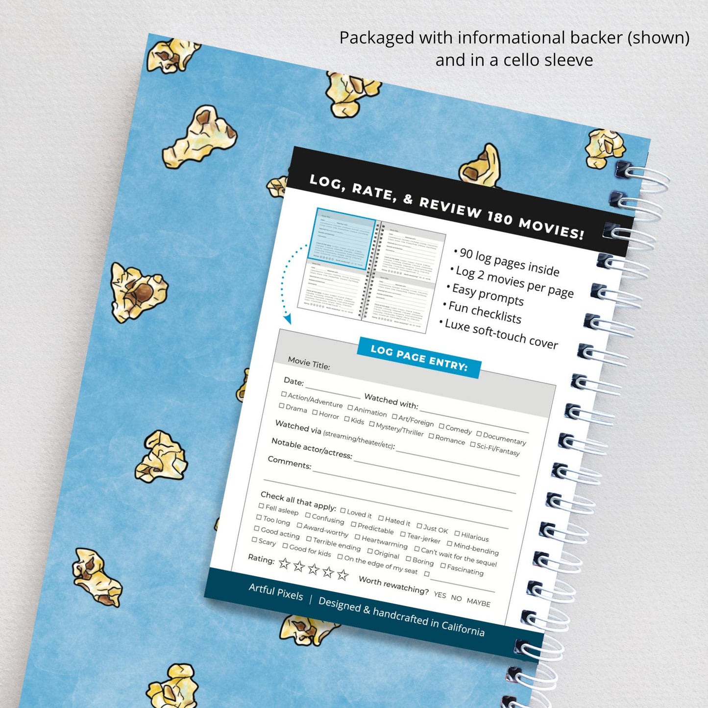 Movie Logbook - Journal for Tracking Movies