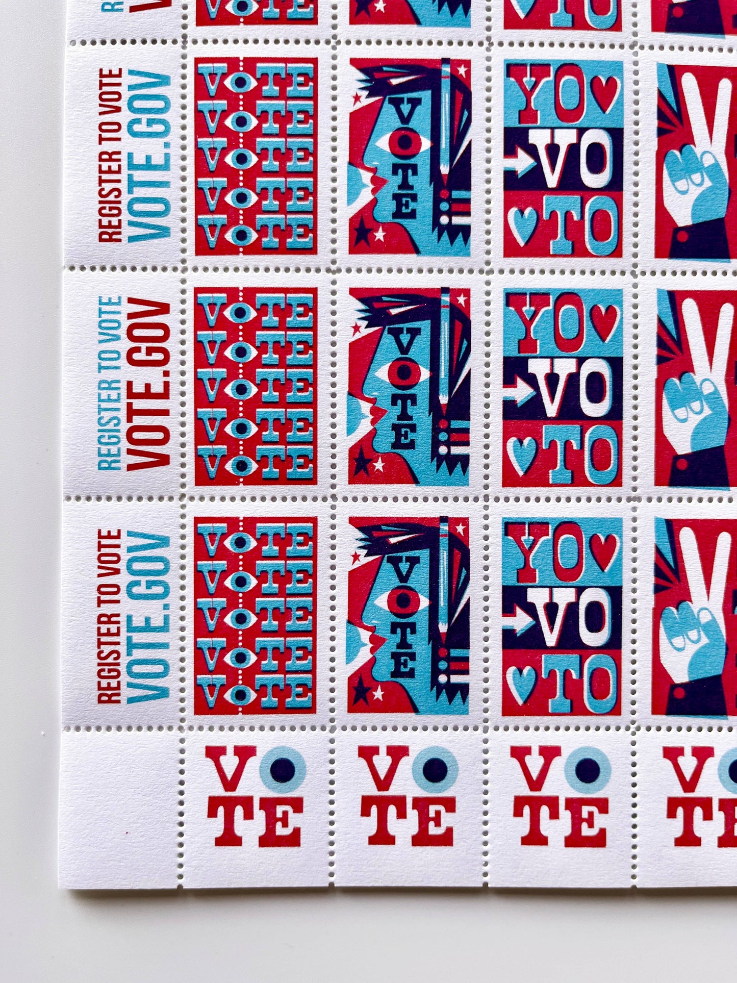 VoteVoteVote - Lick & Stick Stamps