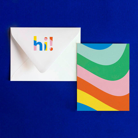 Hi - Notevelope Card