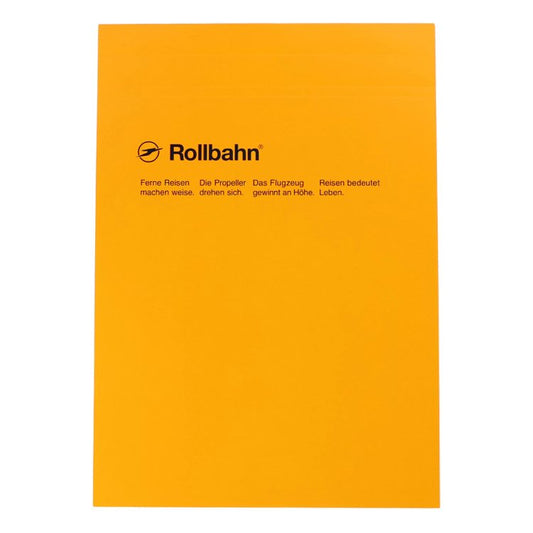 Rollbahn A4 Notepad - Ruled Yellow