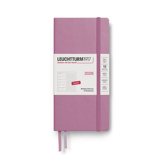 *NEW SIZE* Weekly Planner & Dotted Notebook - Hardcover (B6+/A6) - 2026