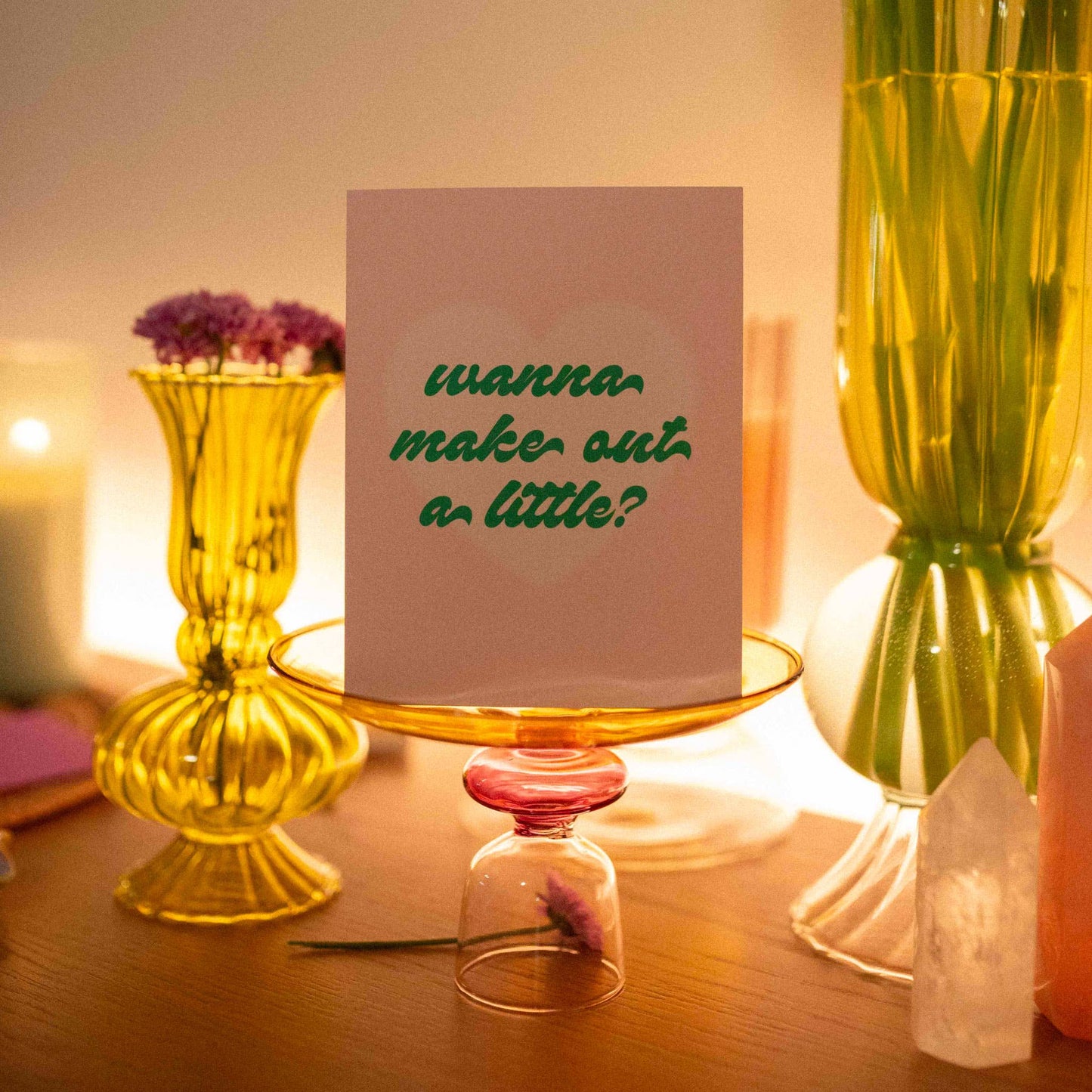 No Yeah For Sure - Wanna Make Out Card