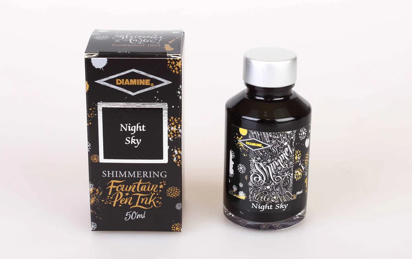 Night Sky - Diamine Shimmering Ink - 50mL