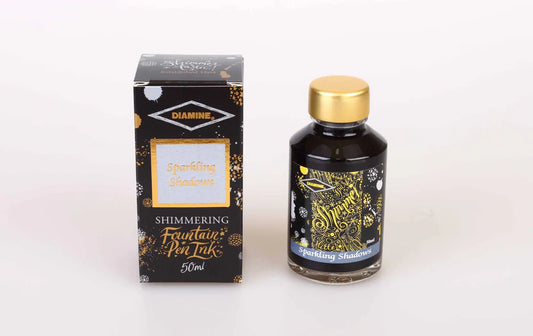 Sparkling Shadows - Diamine Shimmering Ink - 50mL