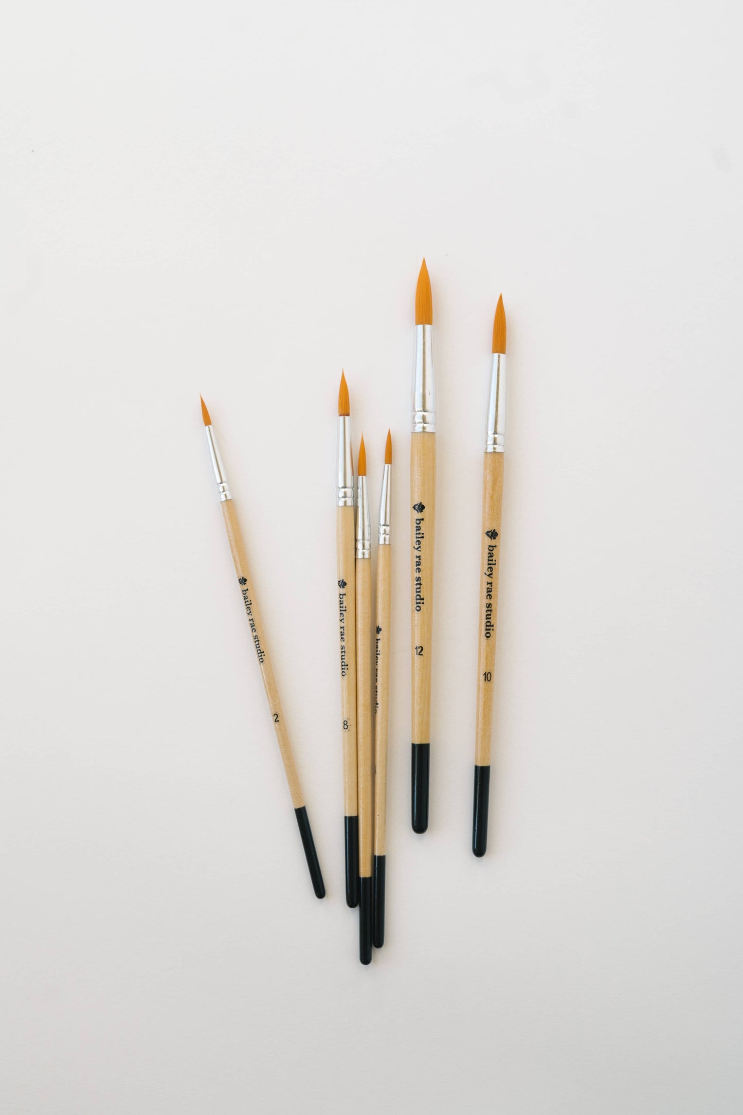 Round Tip Watercolor Brush Set - 6 Piece Set